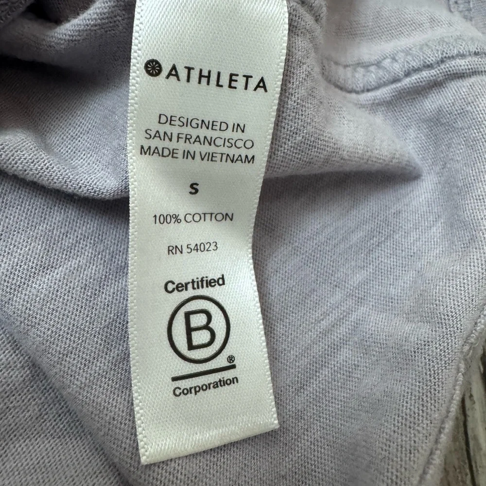 Athleta Organic Daily Tie Dye Tank Women’s Purple Sleeveless Small